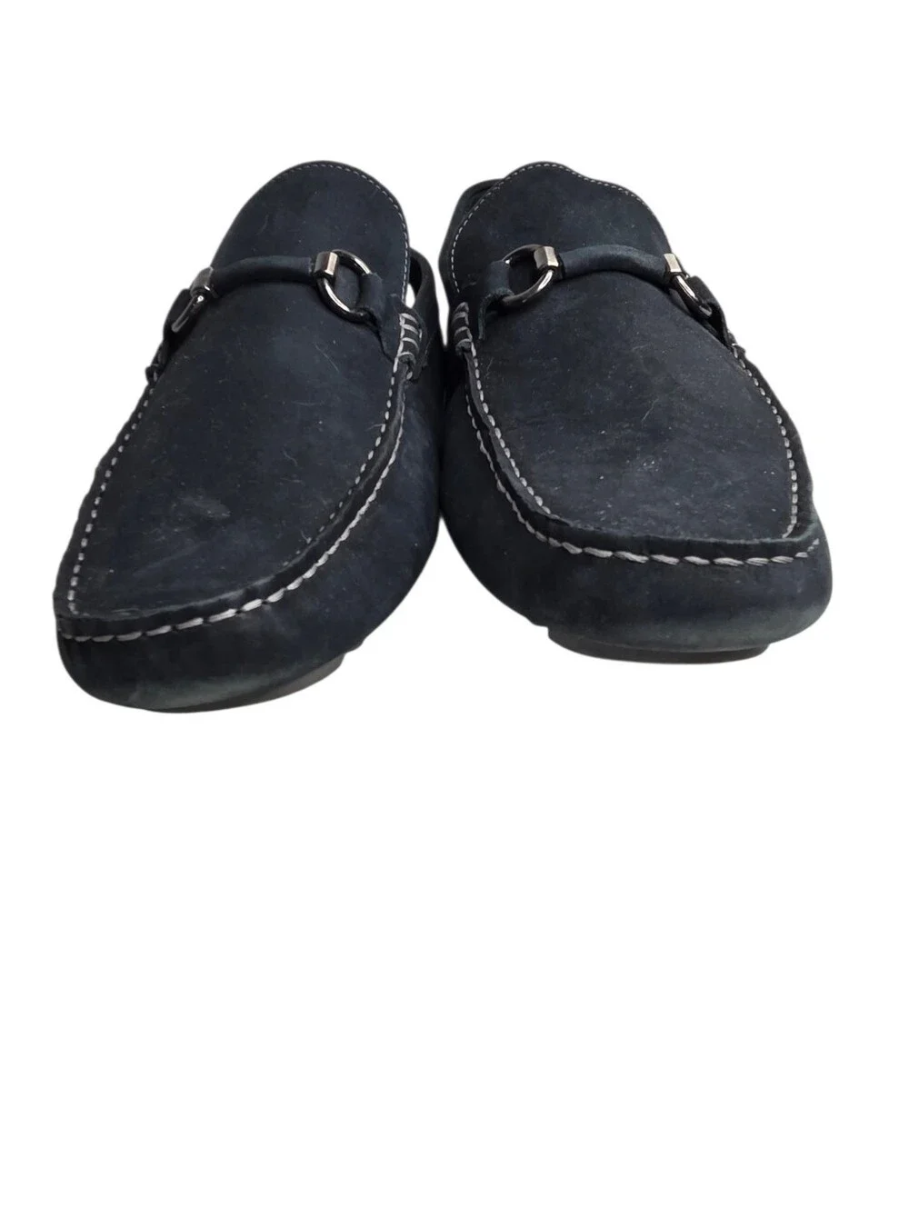 Nordstrom Rack Mens Suede Slide On Driving Loafers Black Size 12 Medium